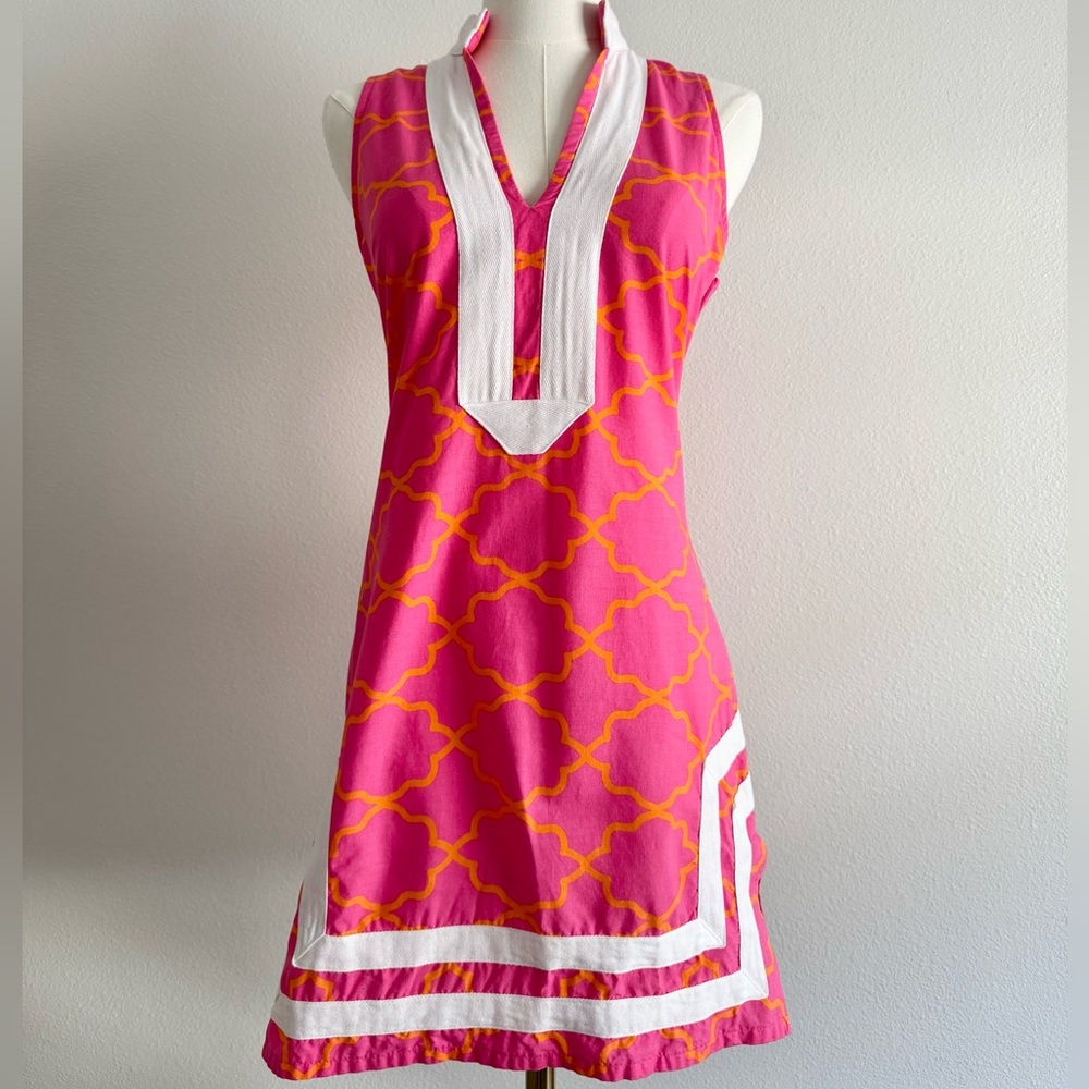Sail to‎ Sable classic tunic mini dress women’s Sz 00 hot pink